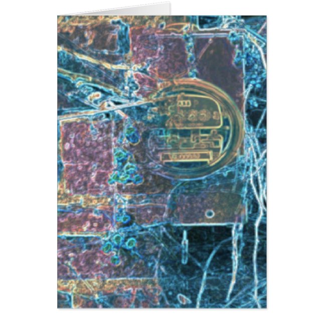 In the Back Alley, Digital Art Hälsningskort (Framsidan)