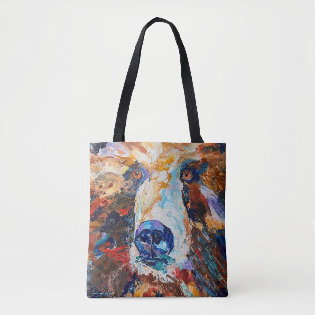In the Bear's Gaze Tote Bag Tygkasse (Framsida)