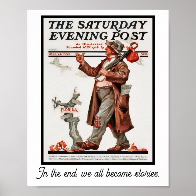 In the end, we all become stories poster (Framsidan)