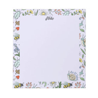 In the Garden Notepad Anteckningsblock