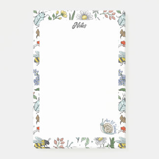 In the Garden Notepad Post-it Block