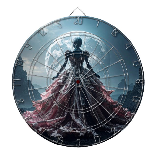 In the glow of the moon darttavla (Framsidan)