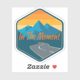 In The Moment utskuren dekal 3x3
