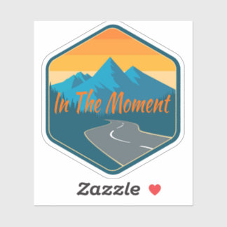 In The Moment utskuren dekal 3x3