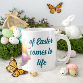 In this mug, the magic of Easter comes to life Kaffemugg