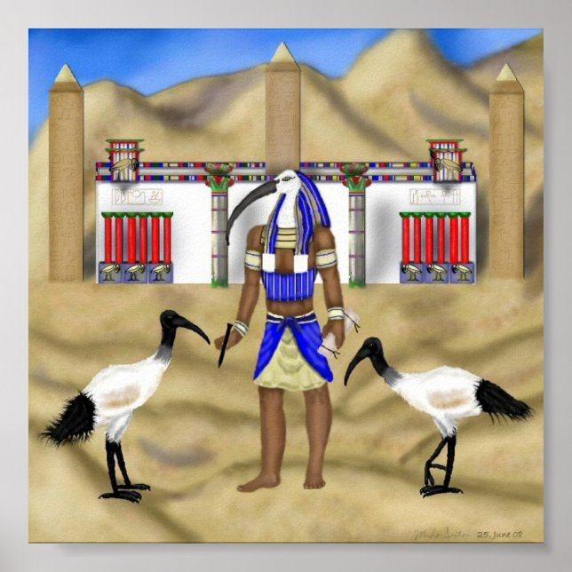 In Thoth's Image Poster (Framsidan)