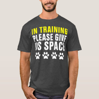 In Training, fortbildning, Ge US Space Hund Hund T Shirt
