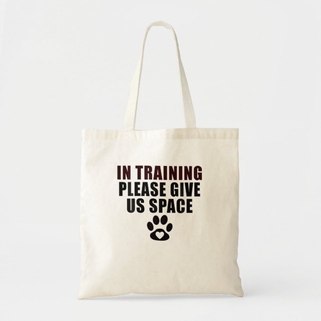 In Training, fortbildning, Ge US Space Hund Hund Tygkasse (Framsidan)