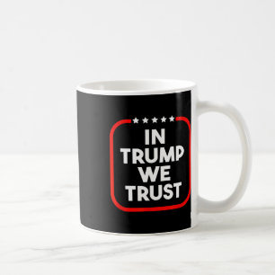 In Trump Vi Trust Pro-trump 2024 Konservativ Patr Kaffemugg