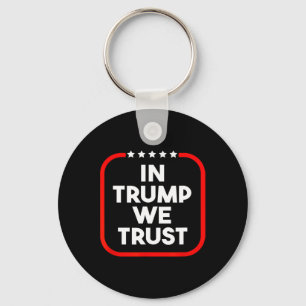 In Trump Vi Trust Pro-trump 2024 Konservativ Patr Nyckelring