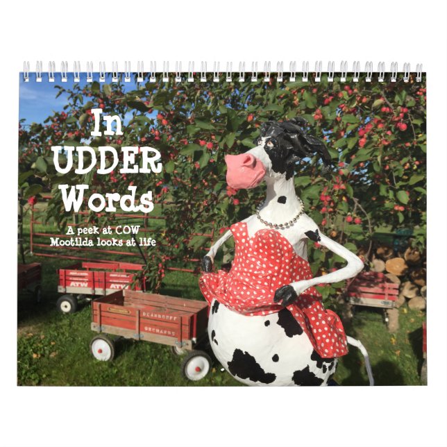 In UDDER Words Kalender (Omslag)