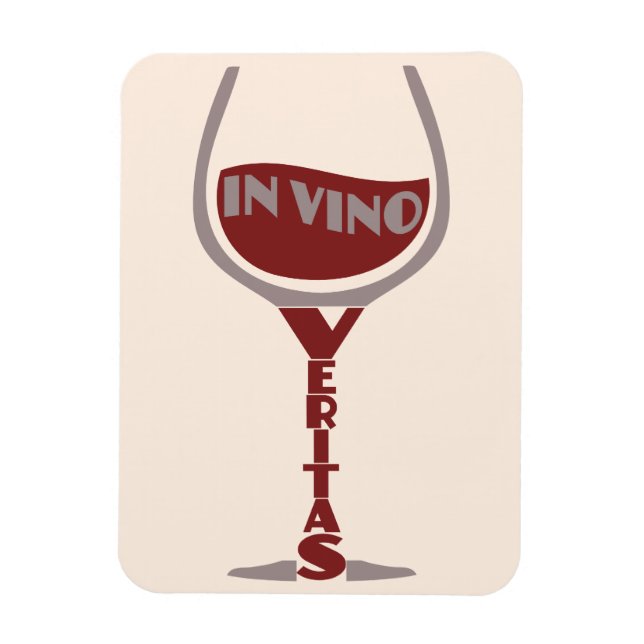 In Vino Veritas anpassningsbar magnet (Vertikal)