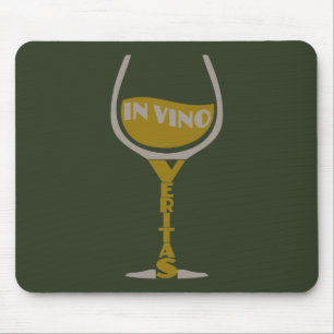 In Vino Veritas anpassningsbar mousepad Musmatta
