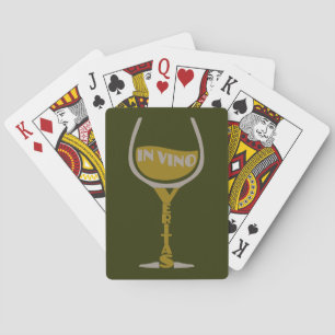 In Vino Veritas anpassningsbar play-kort Casinokort