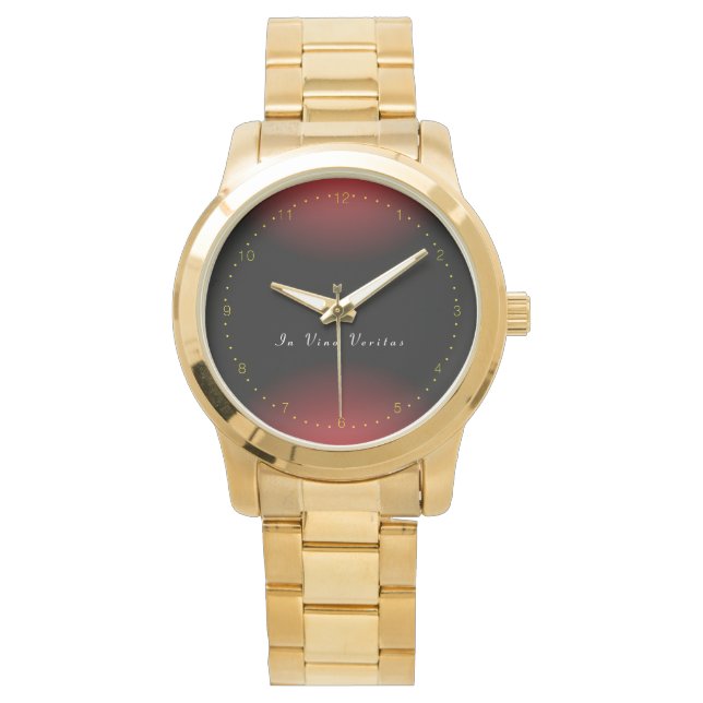 In Vino Veritas eWatch Watch Armbandsur (Framsida)