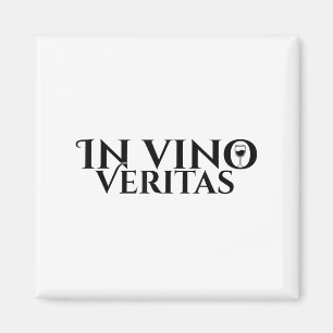 In Vino Veritas _ Latin _ Ancient Rom _ Vin Kärlek Magnet