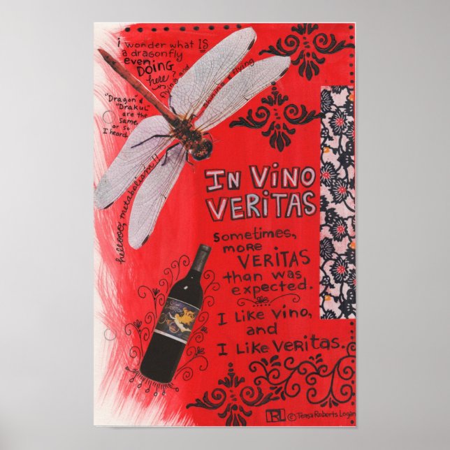 In Vino Veritas Poster (Framsidan)
