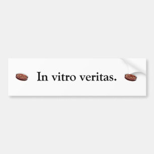 In vitro veritas. bildekal