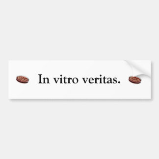 In vitro veritas. bildekal