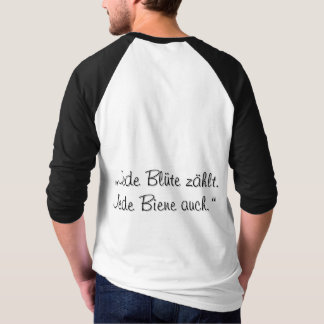 In voller Blüte – Basic 3/4 Ärmel Raglanshirt T Shirt