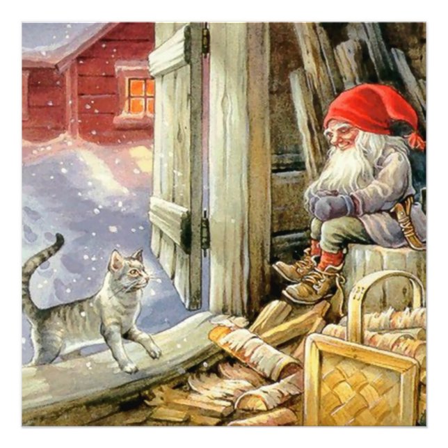 "In Woodshed" av Jenny Nystrom Fototryck (Framsidan)