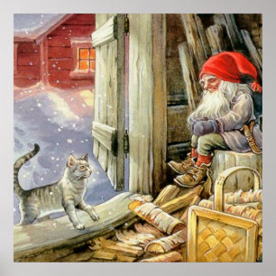 "In Woodshed" av Jenny Nystrom Poster