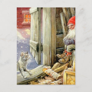 "In Woodshed" av Jenny Nystrom Vykort