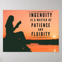 Inäkthetens tålamod - inspiration poster