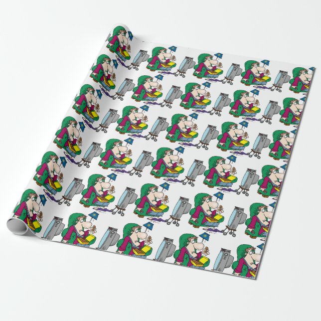 Inaktiv Bära radbrytning Papper Presentpapper (Utrullad)