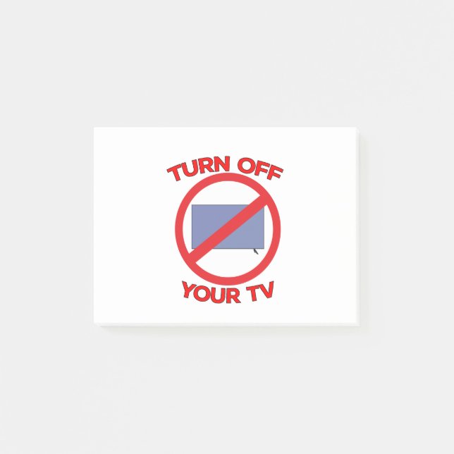 Inaktivera TV:n Post-it Block (Framsida)