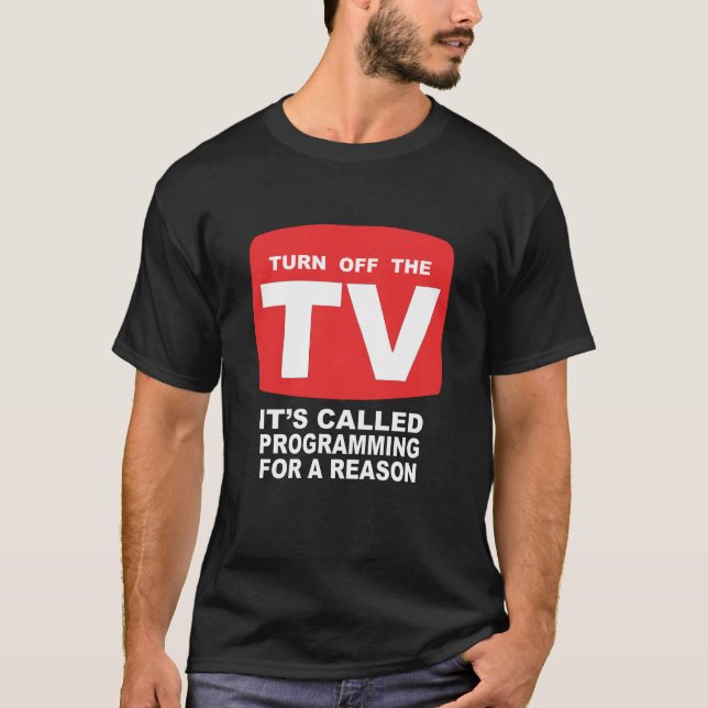 Inaktivera TV-program T Shirt (Framsida)