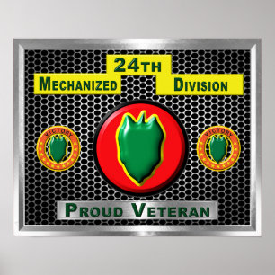 Inaktiverad 24:e mekaniserad infanteridivision poster