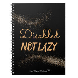 Inaktiverad. Inte Lazy. Anteckningsbok