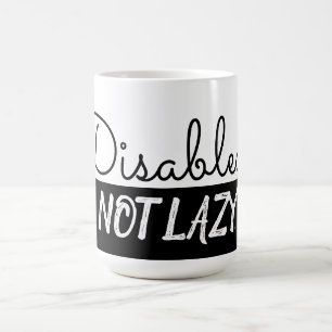Inaktiverad. Inte Lazy. Kaffe Mugg. Kaffemugg