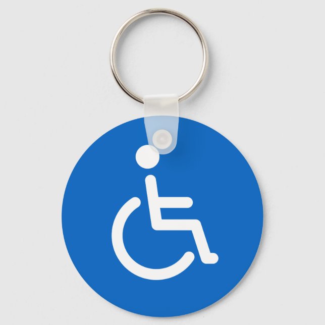 Inaktiverad symbol, blå eller vit nyckelring (Framsida)
