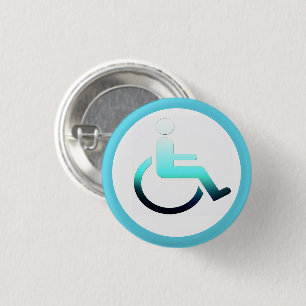 Inaktiverad symbol och rullstol/funktionsknapp knapp
