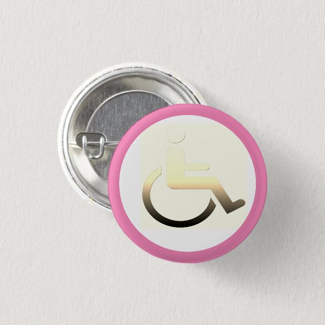 Inaktiverad symbol och rullstol/funktionsknapp P Knapp (Framsida & baksida)