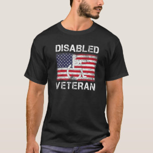 Inaktiverad veteran för Pappa Grandpa Veteran Amer T Shirt