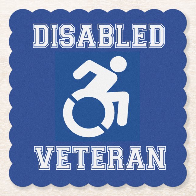 Inaktiverad veteran underlägg papper (Framsida)