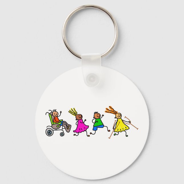 Inaktiverade barn nyckelring (Framsida)