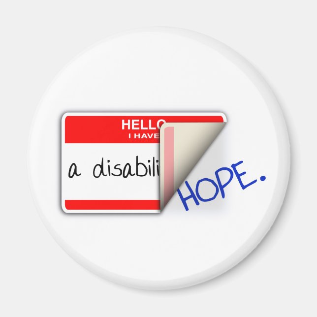 Inaktiverat Magnet med etikett (Framsidan)