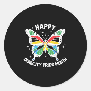 Inaktiverat Pride Pride Månadsfunktionsnedsättning Runt Klistermärke