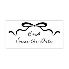 Inaktiverat Rosett band och Bow Självfärgande Stämpel