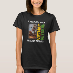 Inaktiverat Vietnam Veteran stolt betjänat Nam Far T Shirt