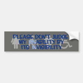 Inaktivering/INvisible...RSD/CRPS Bildekal