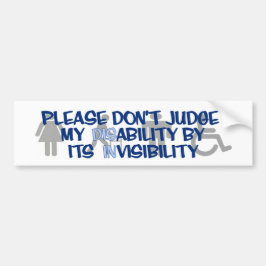 Inaktivering/INvisible...RSD/CRPS Bildekal