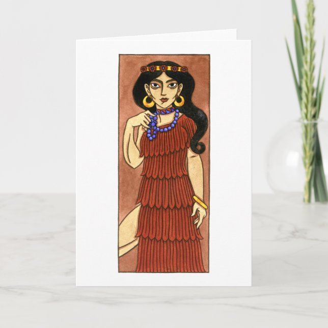 Inanna Greeting Card Kort (Framsida)