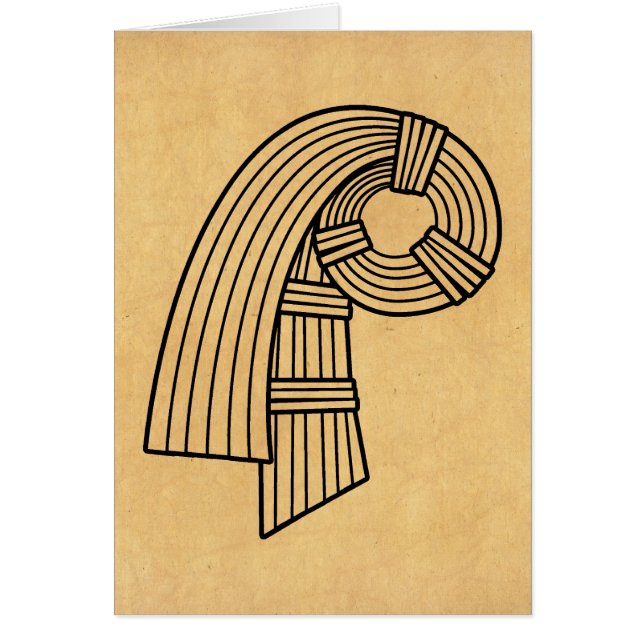 Inanna's Knot Hälsningskort (Framsidan)