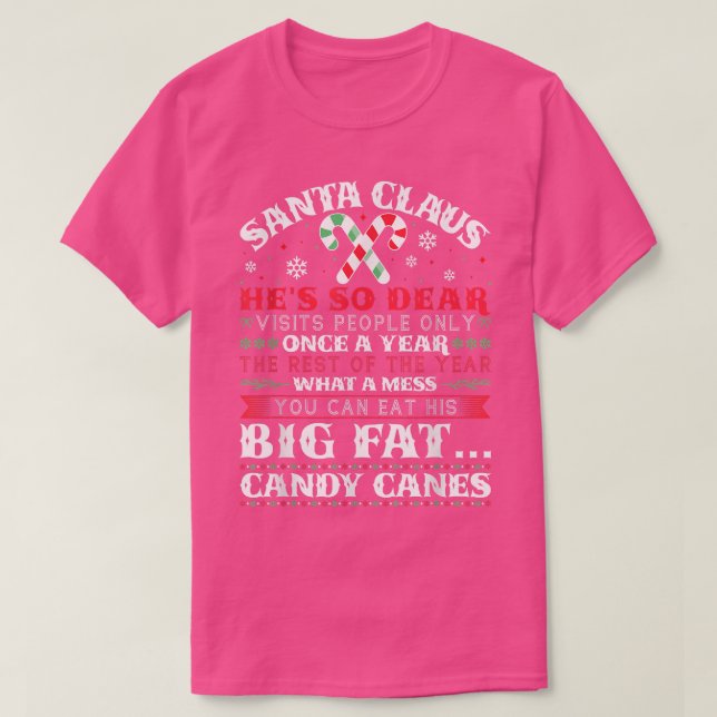 Inappropriate Christmas Poem, Adult Humor Candy St T Shirt (Design framsida)