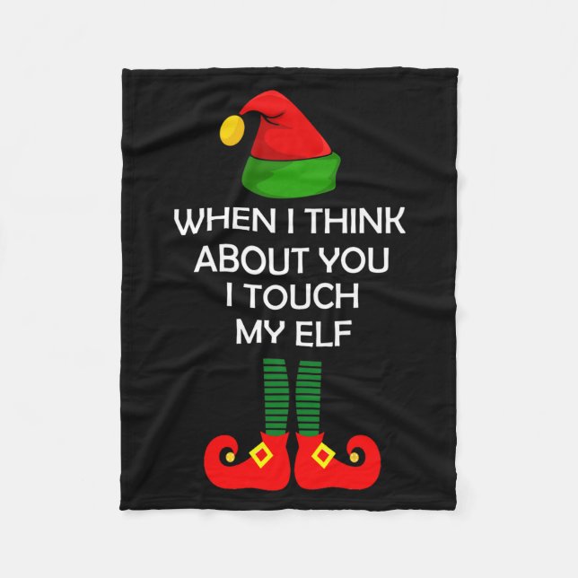 Inappropriate Christmas Shirt Funny Xmas  Fleecefilt (Framsidan)